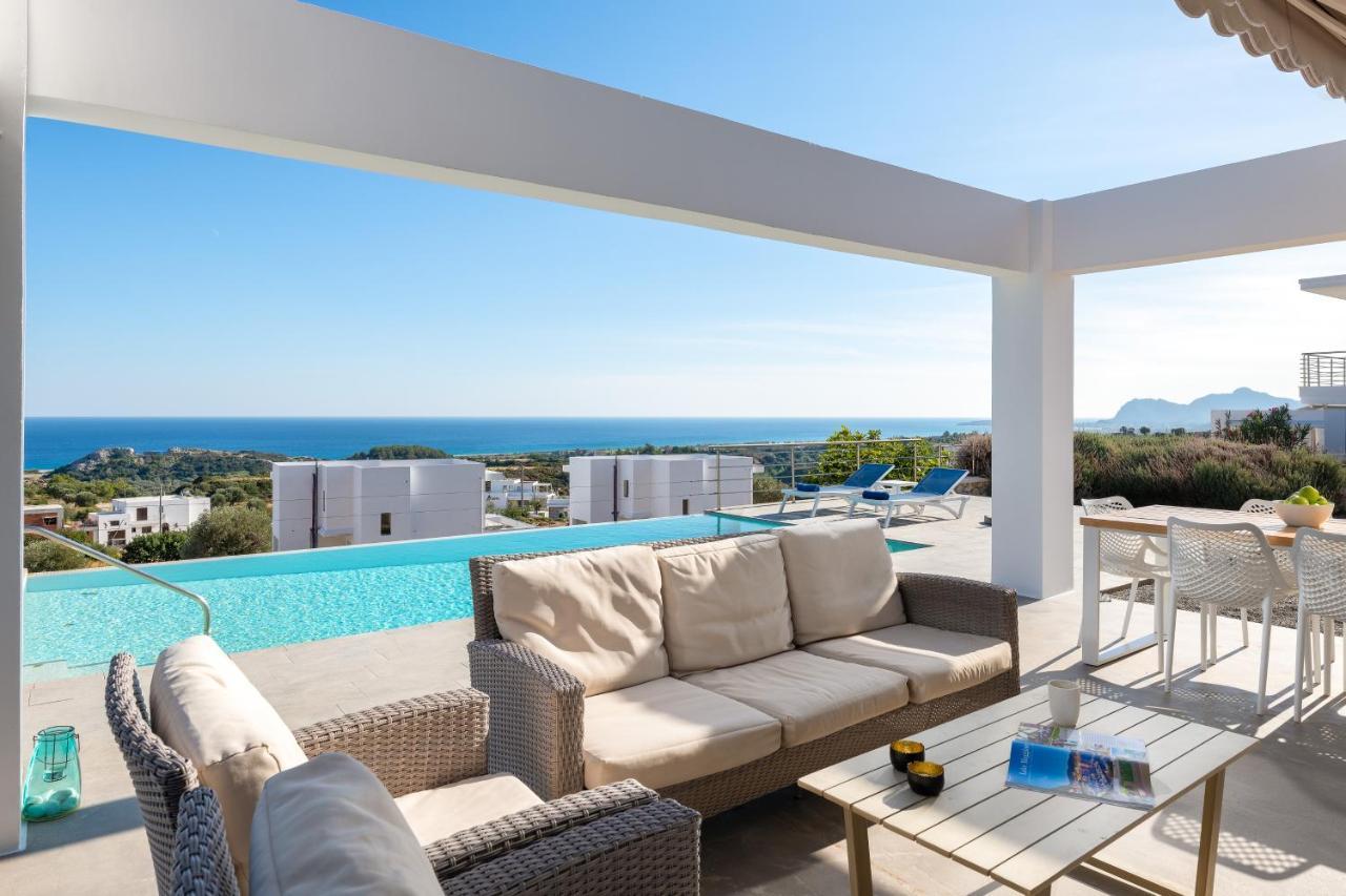 Luxury Villa Hera With Private Pool Afantou Eksteriør billede