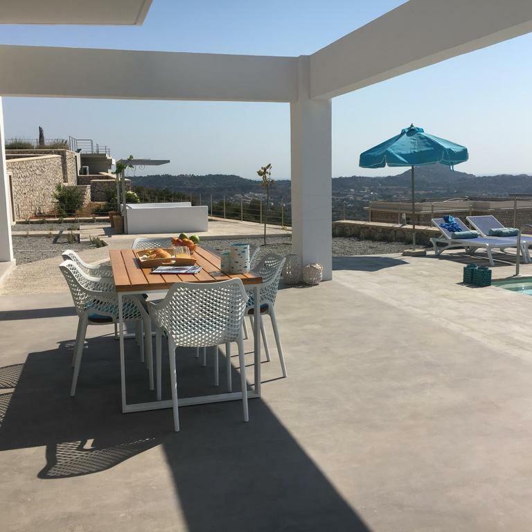 Luxury Villa Hera With Private Pool Afantou Eksteriør billede