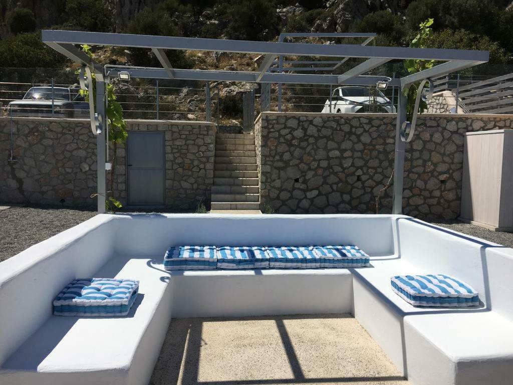 Luxury Villa Hera With Private Pool Afantou Eksteriør billede