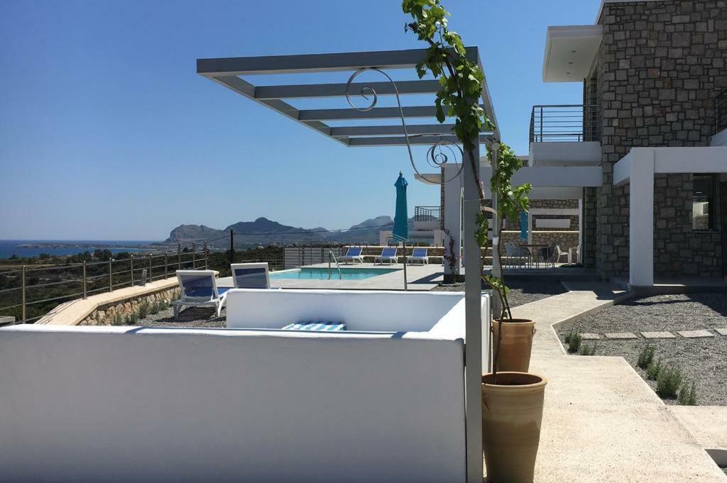 Luxury Villa Hera With Private Pool Afantou Eksteriør billede