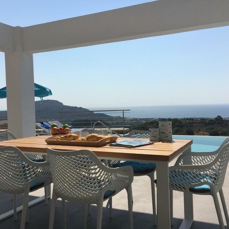 Luxury Villa Hera With Private Pool Afantou Eksteriør billede